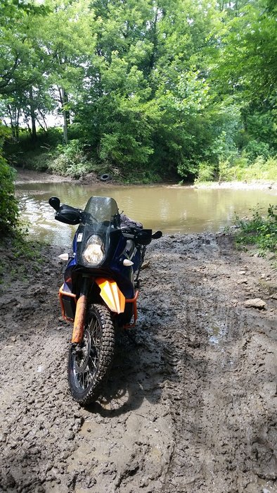 did it very muddy